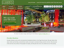 Tablet Screenshot of camdengardensdesign.com